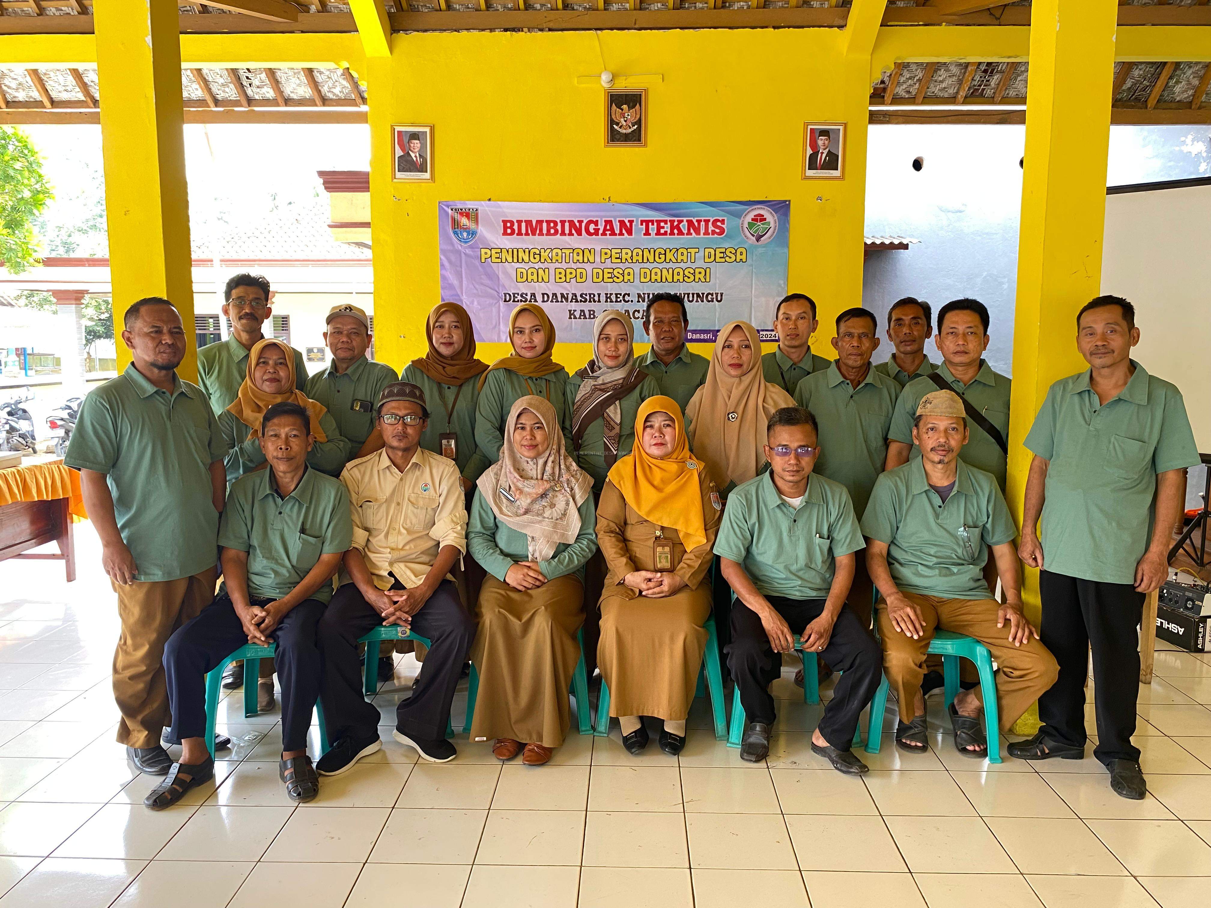 BIMBINGAN TEKNIS PENINGKATAN PERANGKAT DESA DAN BPD DESA DANASRI
